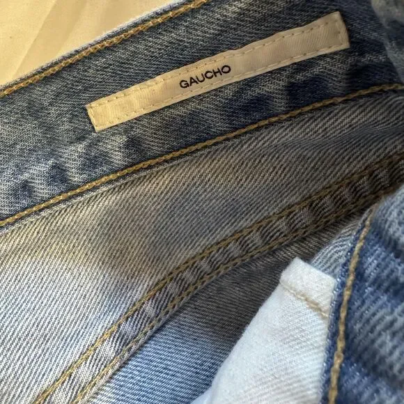 Citizens of Humanity Jeans Womens 28 Gaucho starsign Wide Leg Made USA Denim - Picture 14 of 16